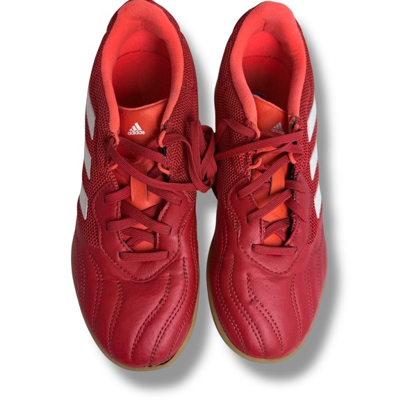 EUC Adidas Copa Sense.3 Indoor Soccer Junior Shoes Red White Mens Sz 6 FY6157 - Picture 11 of 16